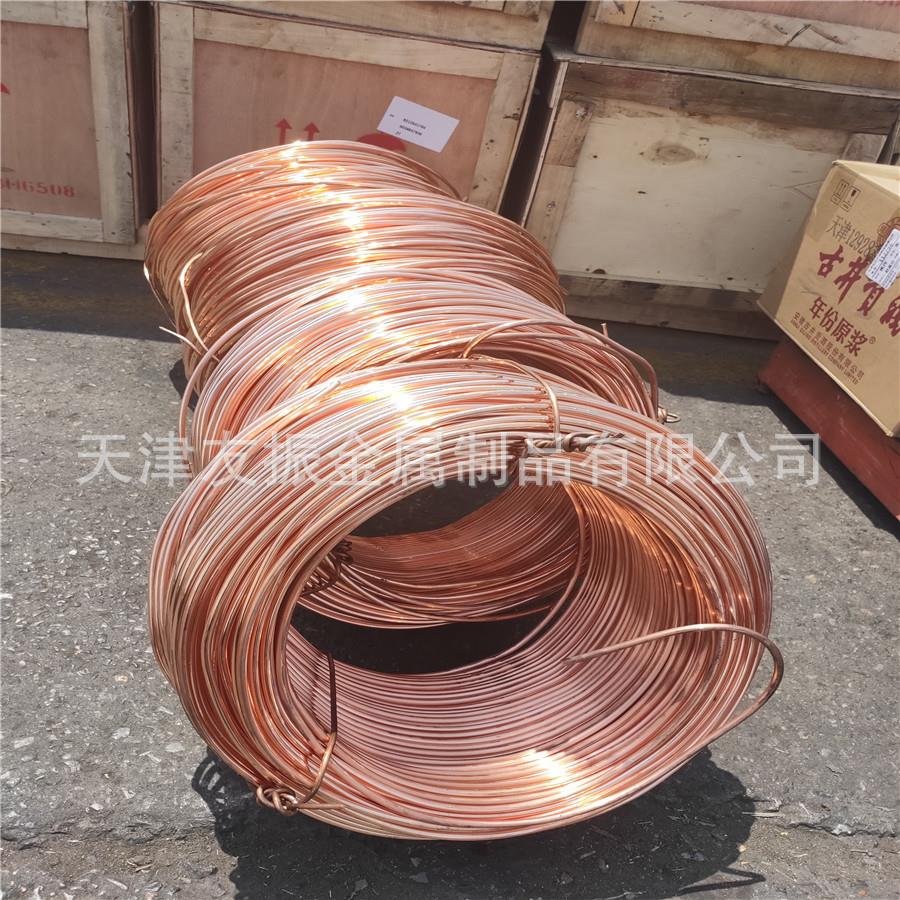 T2紫铜棒 8mm 10mm 紫铜卷棒 铜镀钢棒 避雷引下线 接地纯铜棒