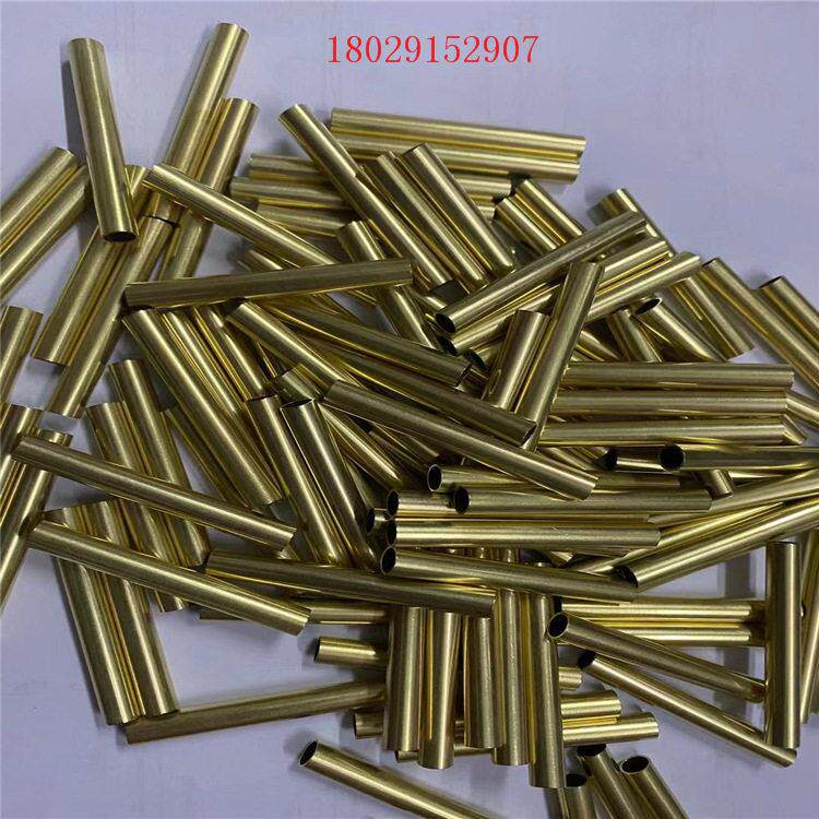 黄铜管切割 外径4 5 6 7 8 9 10mm壁厚0.5mm黄铜管,铜毛细管
