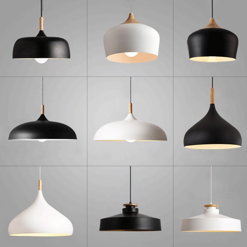 北欧锅盖吊灯创意小吊灯餐厅锅盖灯工业风loft个性吧台火锅店灯具