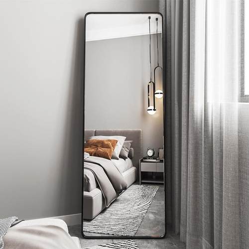 瘦拉长显家用镜子服装店全身女生衣帽间穿衣身穿卧室高穿衣镜美颜