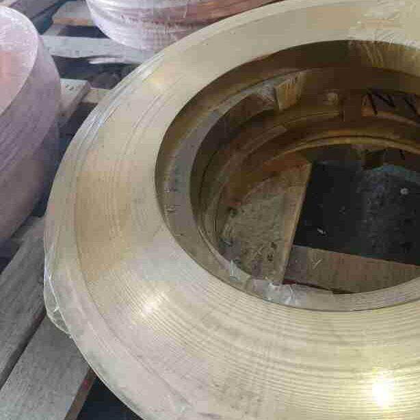 博美C2680黄铜带 H65深冲拉伸用黄铜带宽幅0.1*420mm黄铜箔黄铜皮