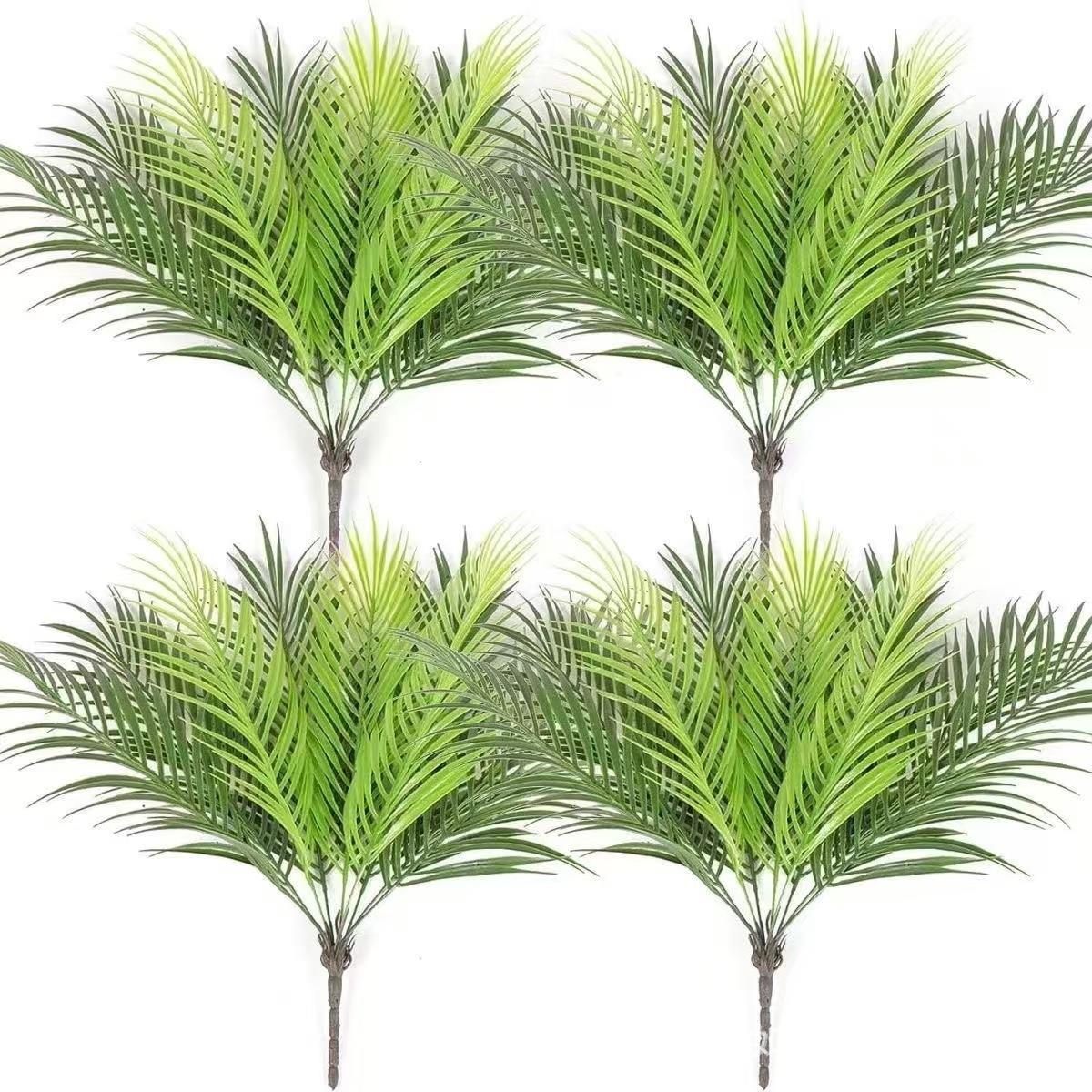 多款 9.12.18头大铁树叶蕨类散尾葵仿真植物墙波斯草婚庆假花摆件