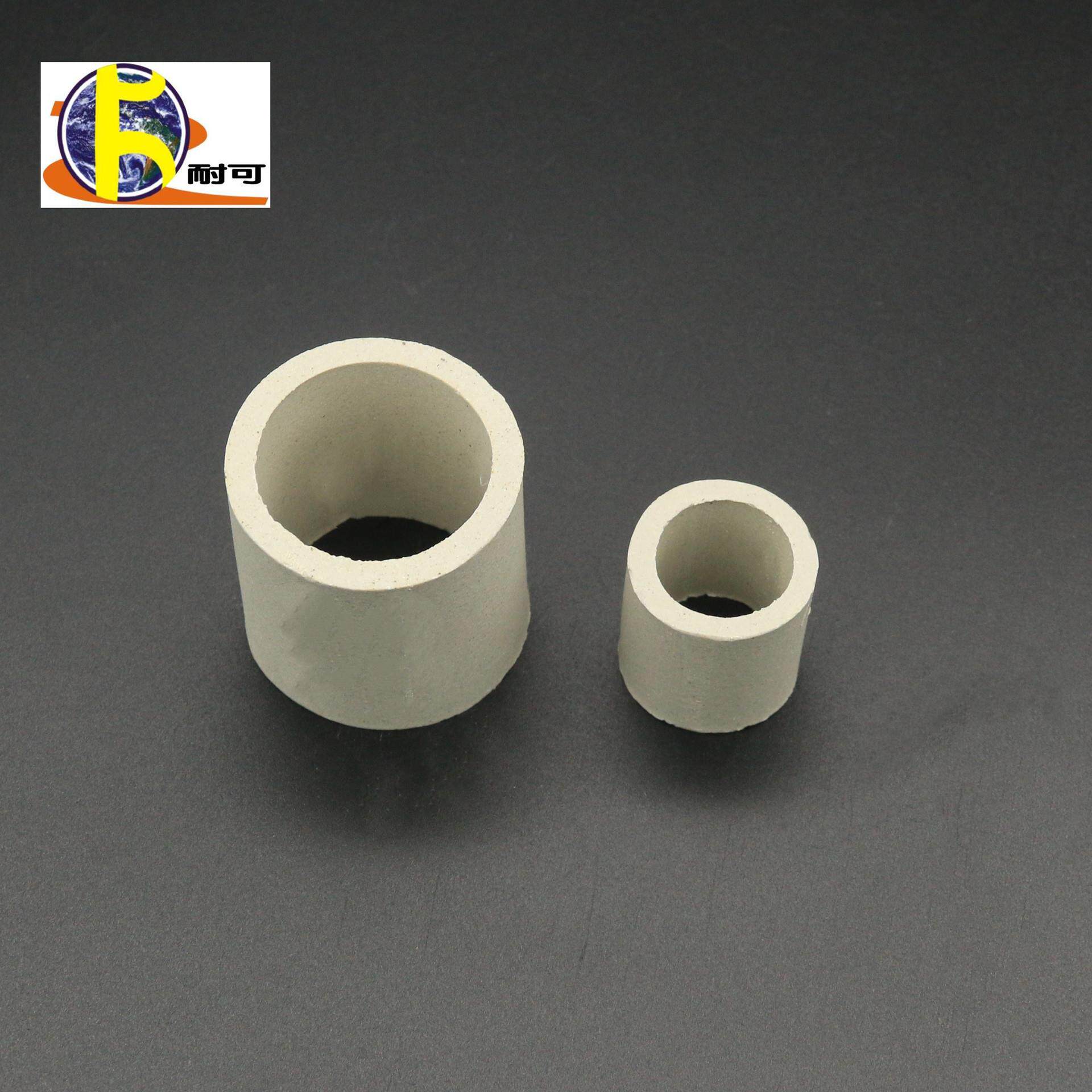 耐可化工 覆盖陶瓷散堆填料 塔中的固体物料刚玉拉西环 工厂样品