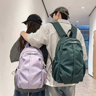 户外时尚 双肩包女旅游轻便高颜值书包2025新款 防水登山徒步背包男