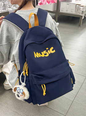 书包美式高街初中生男高中生2026新款小学生大容量背包双肩包男生