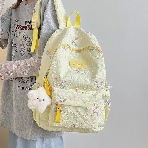 大容量学生书包女高颜值双肩背包