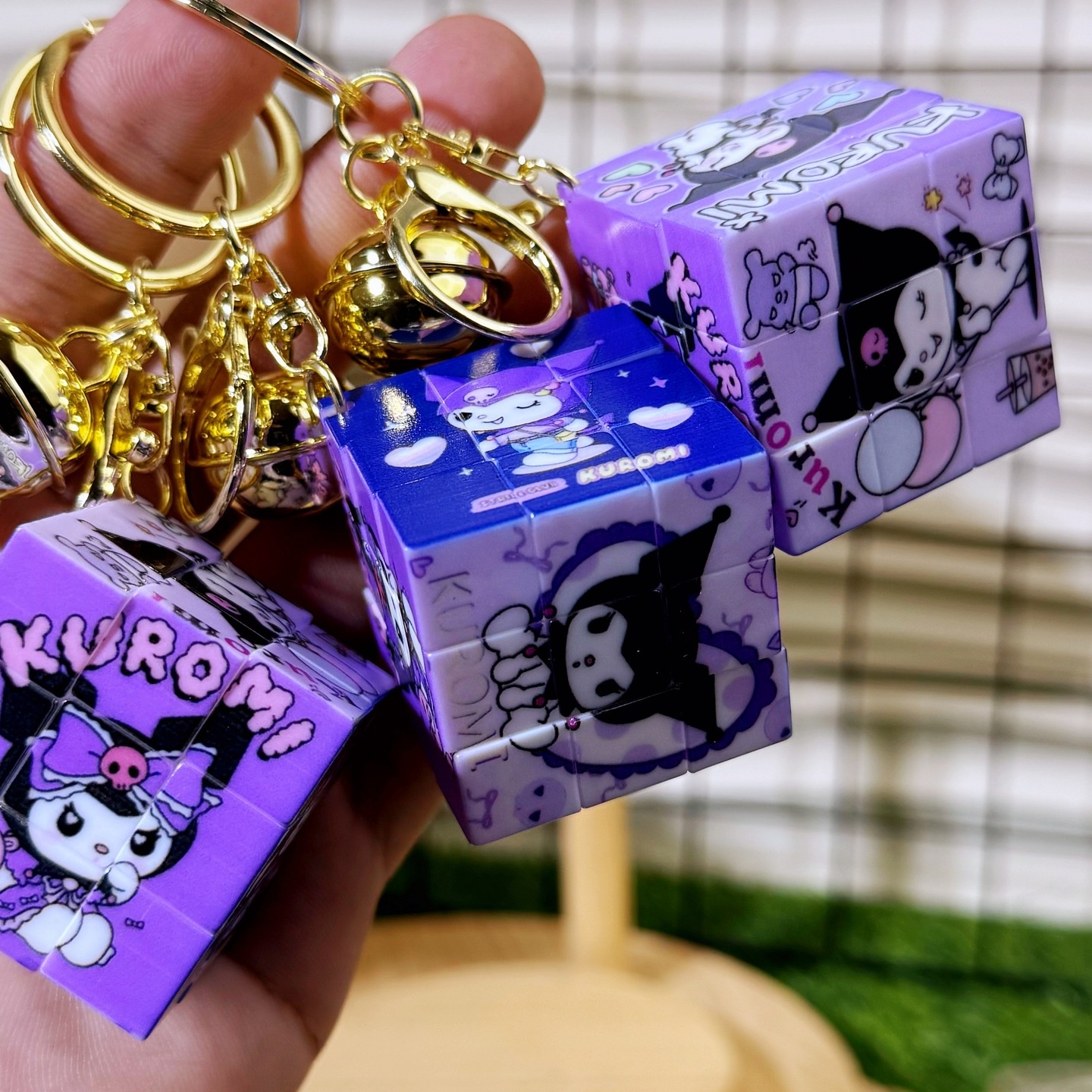 经典卡通可爱库洛米三阶魔方儿童益智玩具解压小玩具创意魔方