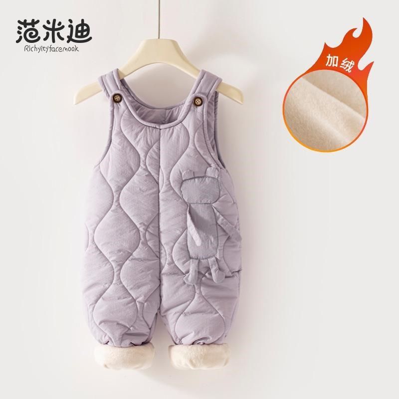 儿童背带棉裤加厚一岁男宝加棉裤子加厚女宝宝罩裤冬季女童背带裤,童装/婴儿装/亲子装,裤子,淘宝优惠券,粉丝福利购,淘宝优惠卷