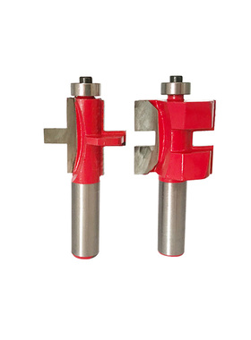 T型榫合刀 华申榫合刀方齿拼板刀木地板锣铣开槽立铣雕刻机公母刀