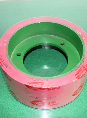 4寸高耐磨砻谷面胶辊 红色加厚型砻谷胶辊 第四代碾米胶轮 包邮