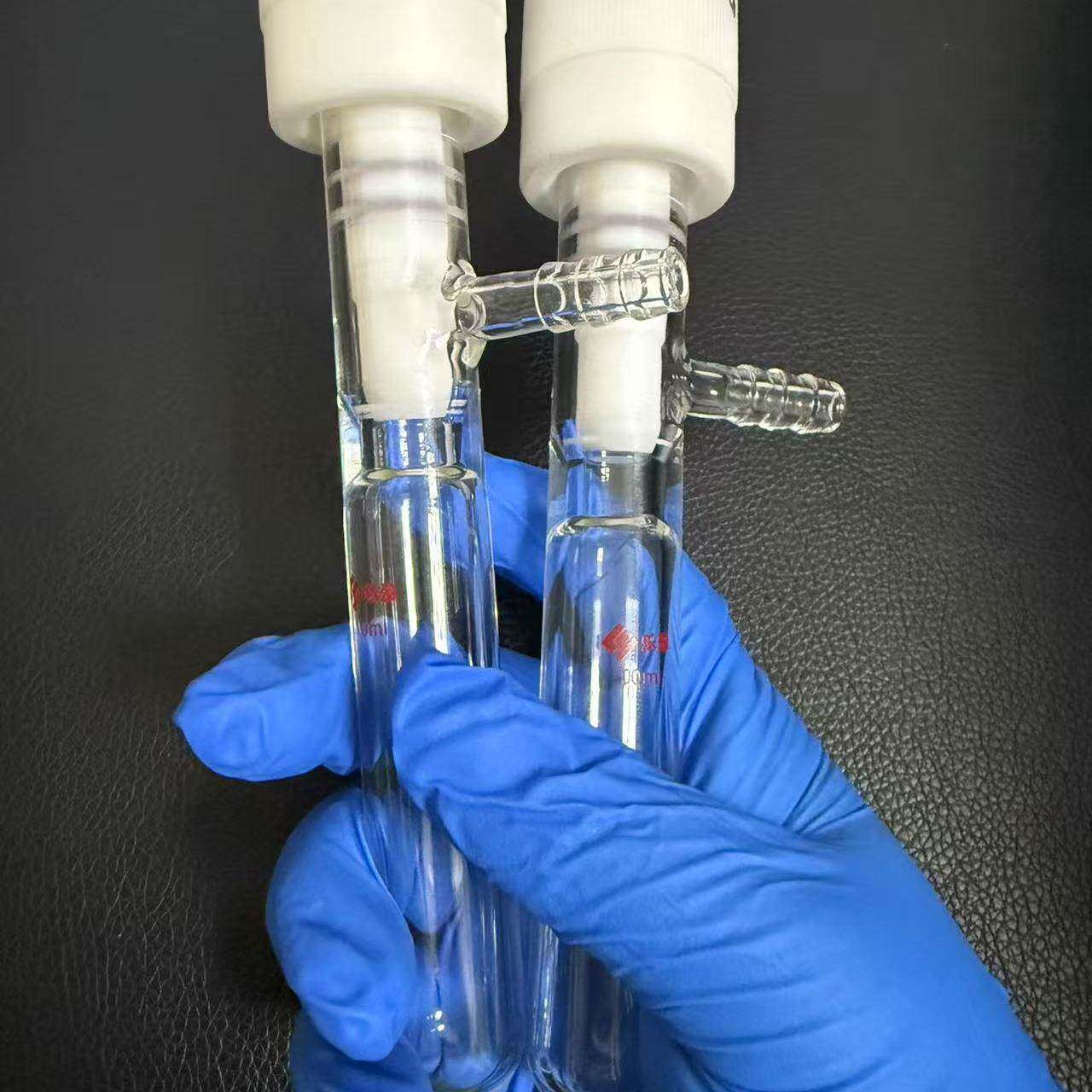 玻璃管状溶剂储存瓶cof合成反应封管 chlenk10ml管 schlenk tube