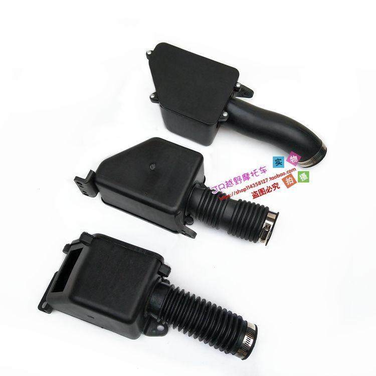 摩托车改装大流量连接管空滤器总成GY6踏板空气滤清器125滤芯包邮