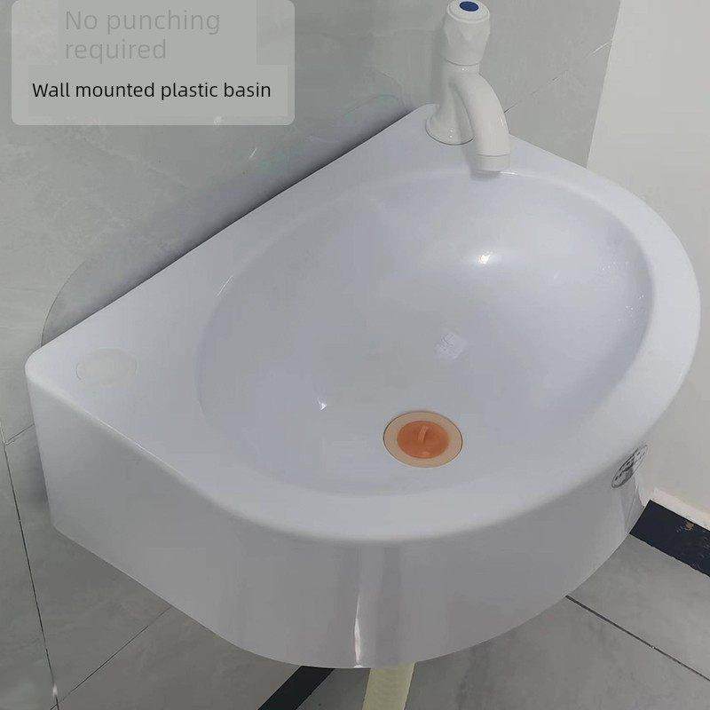 采购产品壁挂式面盆，监狱免打孔面盆，简易塑料面盆，临时出租面