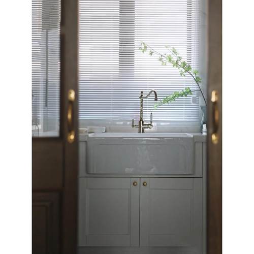 陶瓷菜盆大落口半嵌入式厨房菜盆单水槽双盆平面坚纹面耐火土水槽