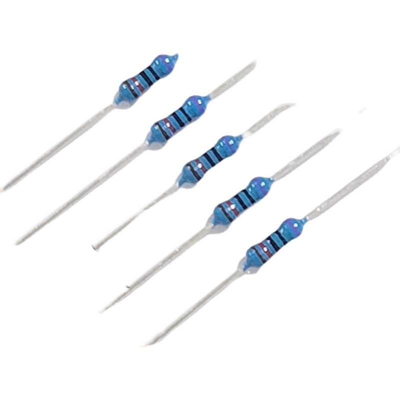 1/4W精密电阻千分之一铜脚0.25W 1K/2K/3K/5K/9K/10K/20K/100K200