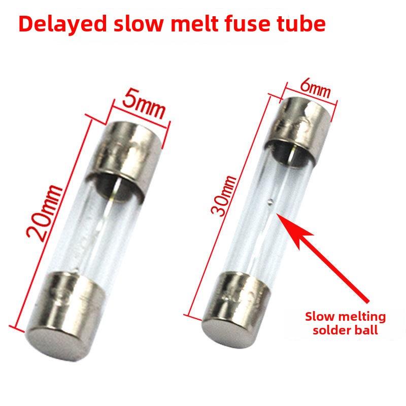 玻璃保险丝管 T1A/T3A/T5A/T8/T10AL250V 慢熔断延时微波炉音箱