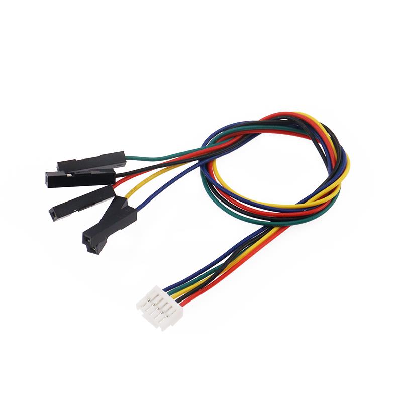 GH1.25mm带扣锁转杜邦2.54mm-1p端子线2P-6P转接线延长信号连接线