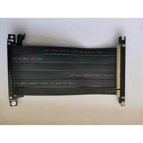 PCI-E3.0转接延长线pcie16x公母加长连接双反用itx90度竖装TT180