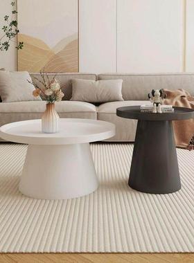 咖啡桌客厅家庭2024新的小公寓简单方便的豪华高端圆形流行的Norm