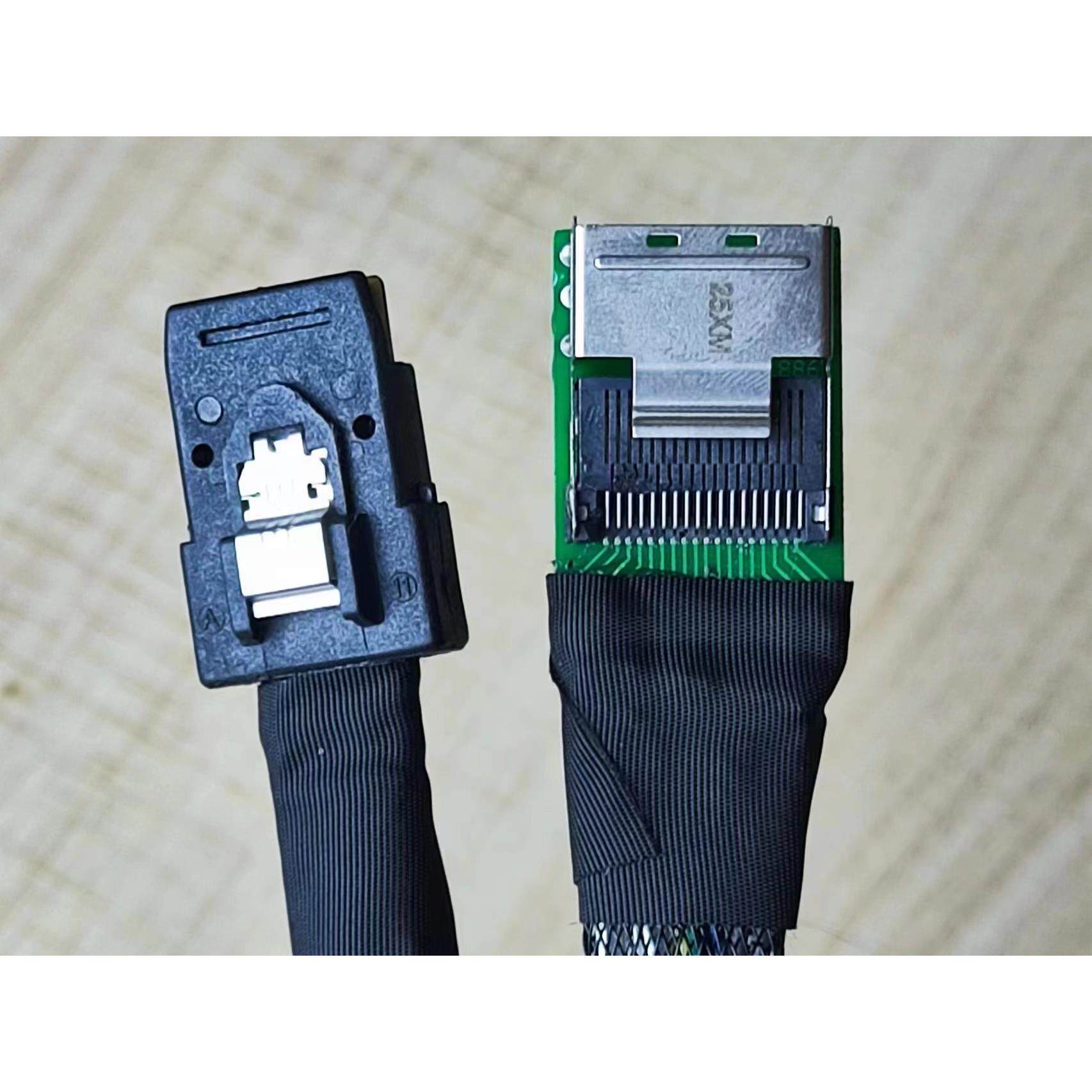 Mini SAS SFF-8087延长线 70公分测试板连接线 36P公母头数据线