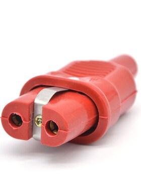 全硅胶高温插头耐温200 红色硅橡胶插座 加热圈电炉插头250V10A