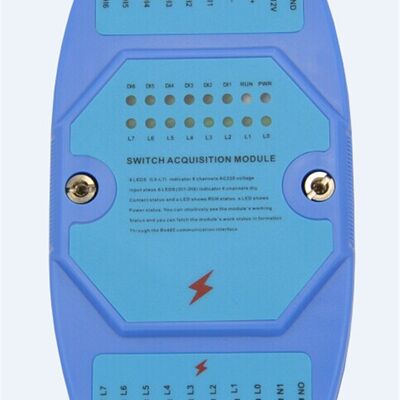 8路市电有无检测模块 市电断电检测 空开检测仪 D86 交流开关量