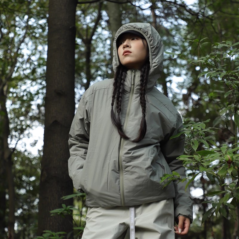 2024秋冬轻量化户外棉服女防风防水面包服男显瘦连帽外套保暖