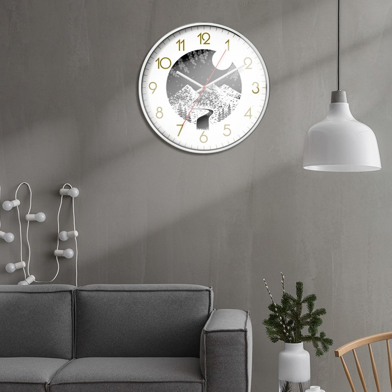 钟表挂钟客厅家用时尚创意北欧大气现代艺术装饰卧室静音个性简约