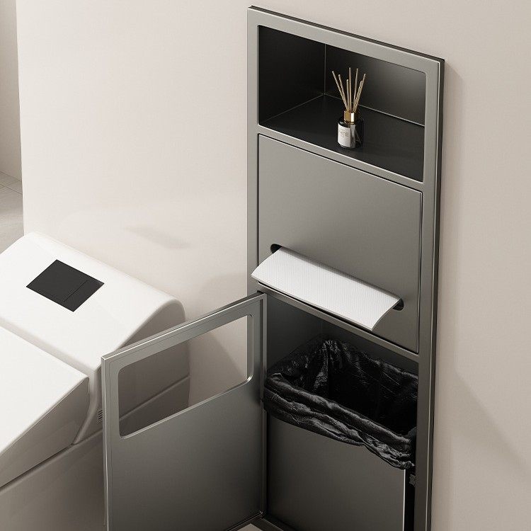 嵌入式马桶纸巾壁龛卫生间垃圾桶壁龛美观装饰收纳带门置物架储物,家装主材,壁龛,淘宝优惠券,粉丝福利购,淘宝优惠卷