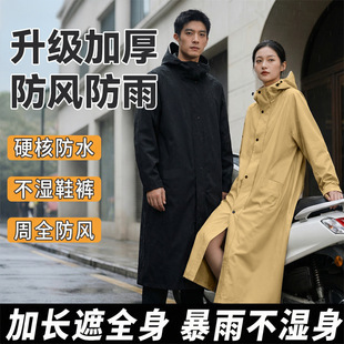 雨衣电动车防雨全身一体式开衫成人男女外穿电动车徒步雨披防雨服