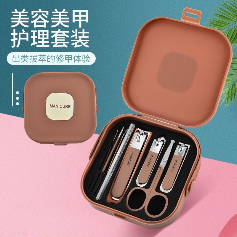 指甲剪指甲刀套装单个斜口剪高档