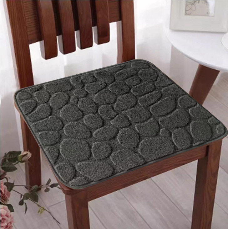 2025秋冬餐桌椅珊瑚绒加厚坐垫防滑椅子坐垫办公室垫学生凳子坐垫