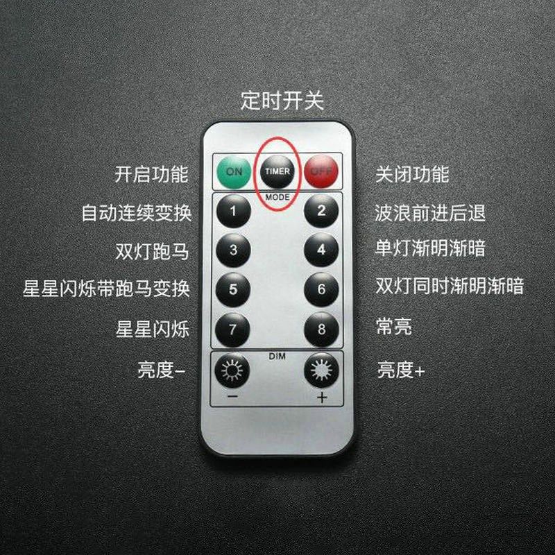 圣诞树装饰led小彩灯圣诞节闪灯串灯铜线灯室内场景装饰氛围布置