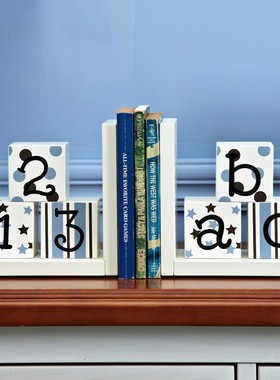 创意书房书挡桌面摆放客厅儿童家居装饰品书靠书柜卧室书档摆件