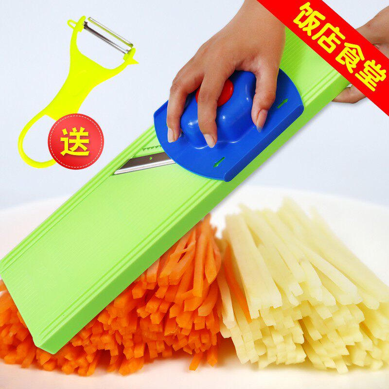 多功能切菜器饭店用大号擦丝神器土豆丝刨丝器塑料插丝板擦馅搜子