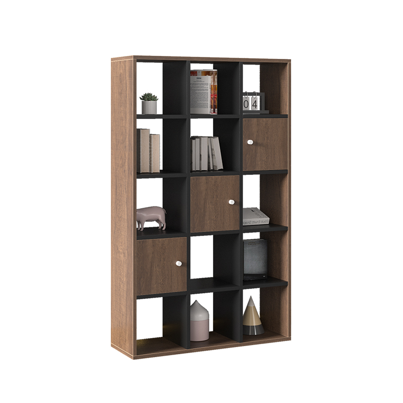 木质格子柜文件柜组合书柜简约书架置物台定制展示柜办公室隔断柜