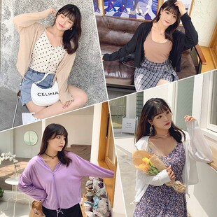 大码女装胖mm薄款宽松显瘦连帽防晒上衣春夏长袖罩衫外套31179。