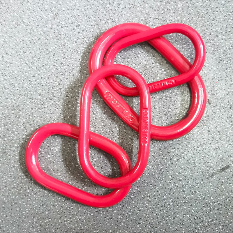 吊环椭圆形强力环链条索具配件钢圈长圆吊环锰钢强力圈挂环子母环