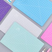 手帐胶带美工切割刀垫板套装 手账和纸胶带雕刻刀橡皮章垫板耐用