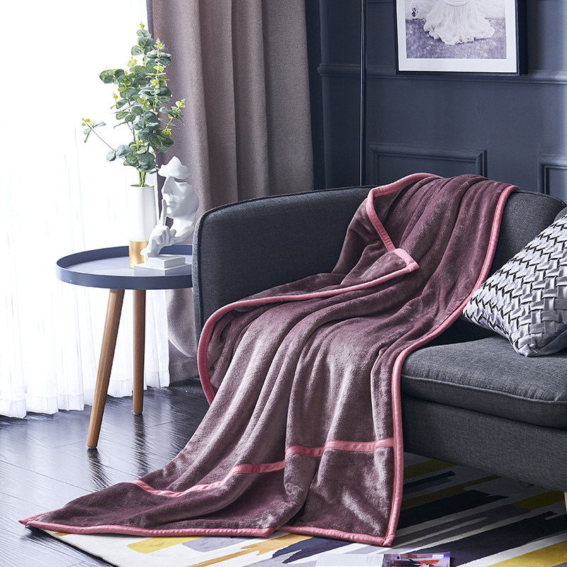 毛毯冬季加厚盖毯被子法兰绒毯子珊瑚绒床单加绒保暖铺床双人春秋