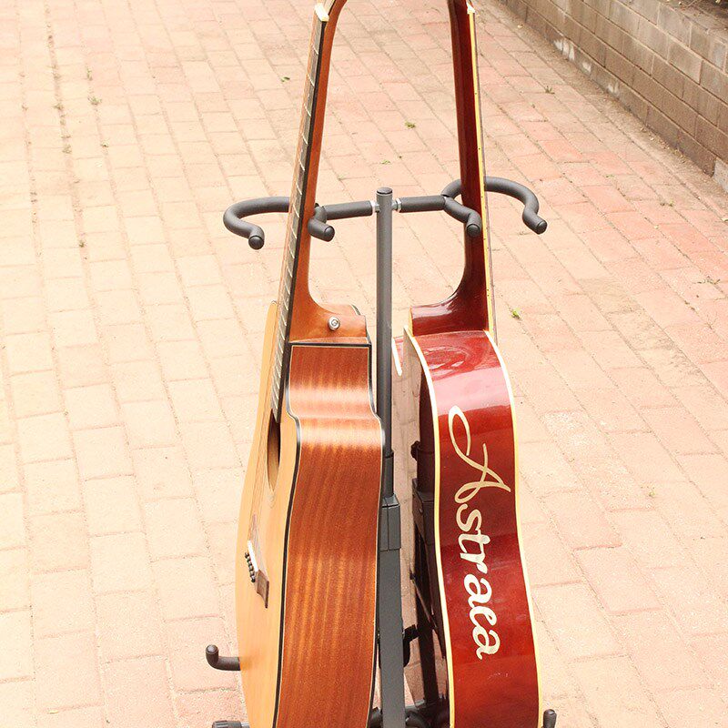 吉他架子立式支架家用双头木电大提琴放置落地琵琶可折叠柳琴琴架