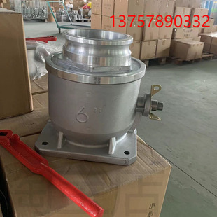 吸污车球阀铝合金直通球阀四通阀吸污车防溢阀6寸不锈钢排污阀门