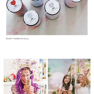 11cm手持小礼花炮结婚开业用品弹簧驱动礼宾花喷花筒五彩纸屑婚礼