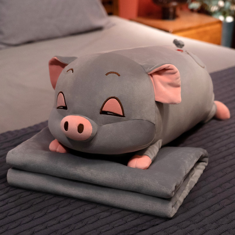 女生睡觉夹腿长条抱枕被子两用靠垫靠枕男生款办公室午睡神器枕头