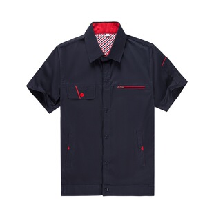 酒店工程部服装机电汽修工作服套装电梯物业维修纯棉劳保衣服夏季