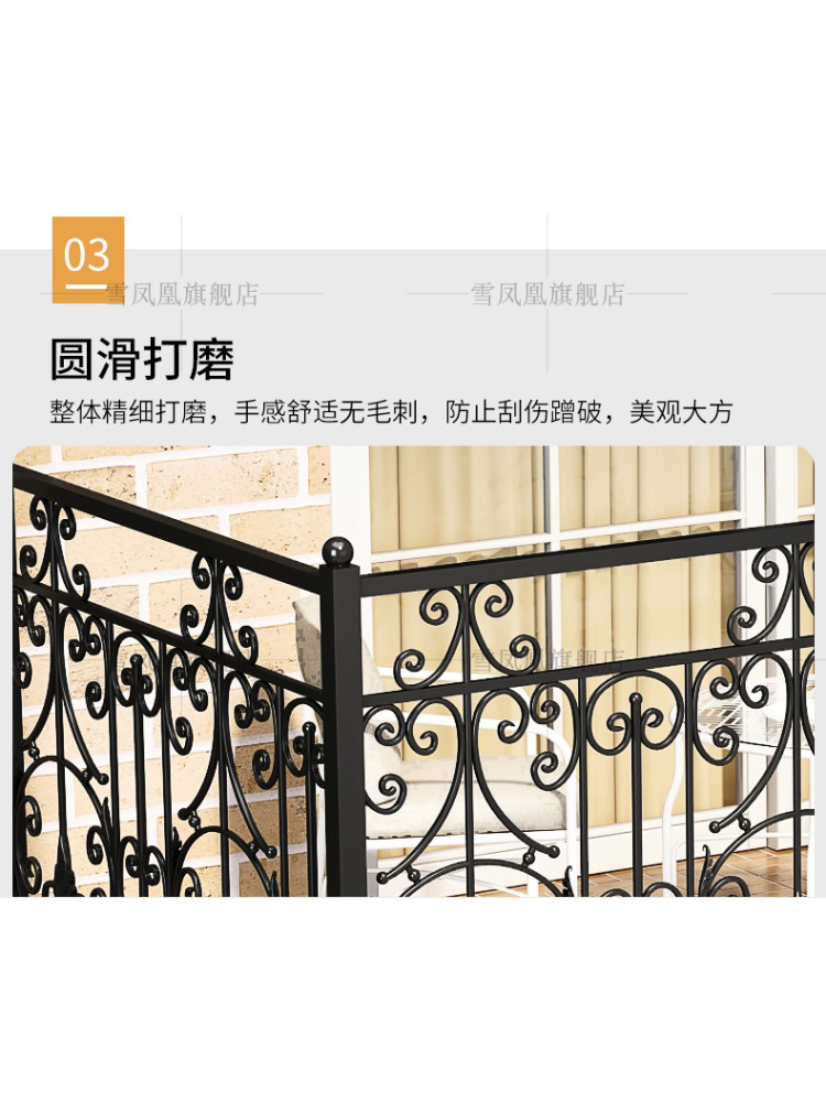 铁艺楼梯扶手阳台围栏铁艺阳台护栏室内栏杆庭院围栏阁楼栏杆定制