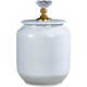 景德镇白色陶瓷米缸油缸家用带盖20斤25斤50斤密封存储物罐蓄水桶
