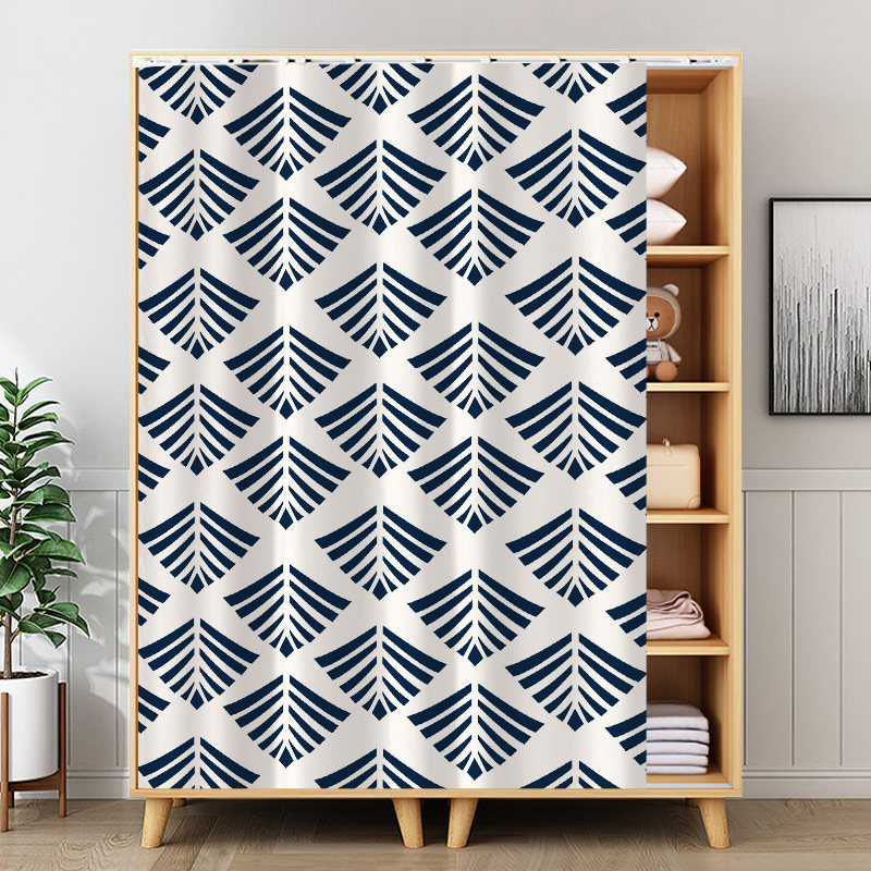 柜子遮挡帘衣柜门帘柜门防尘帘免打孔滑轨书柜鞋柜遮丑布帘子装饰,居家布艺,柜类遮挡帘,淘宝优惠券,粉丝福利购,淘宝优惠卷