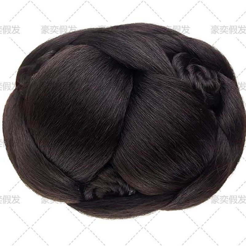 豪奕假发大号盘发包 古装演出盘发影视影楼造型新娘盘发发碗发髻