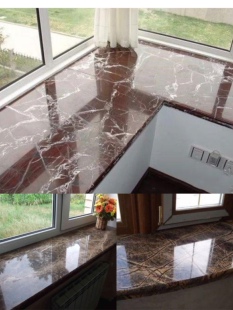 天然大理石餐桌茶几地砖背景墙大理石瓷砖客厅人造石定制定做飘窗